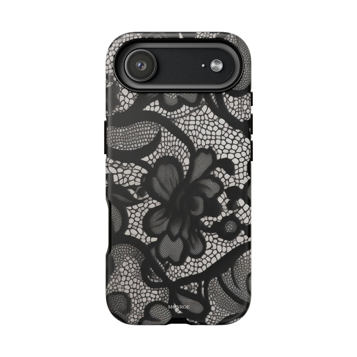 Black Floral Vintage Case