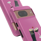 Pint & Wine Glass (Pink) Tough Case