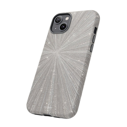 Sparkling Silver Burst Tough Case