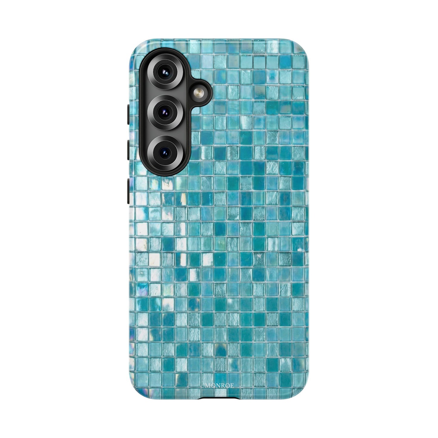 Hot Blue Mosaic Tile Tough Case
