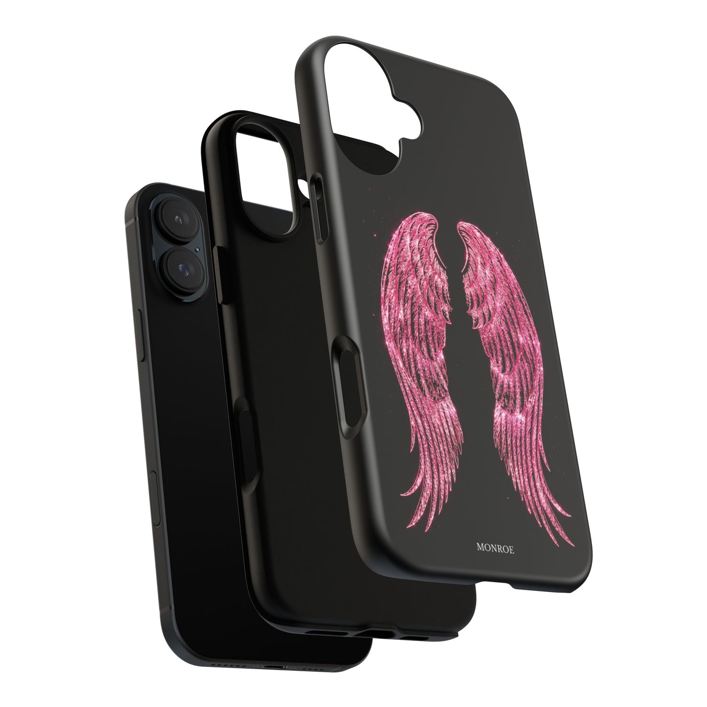 Pink Glitter Angel Tough Case