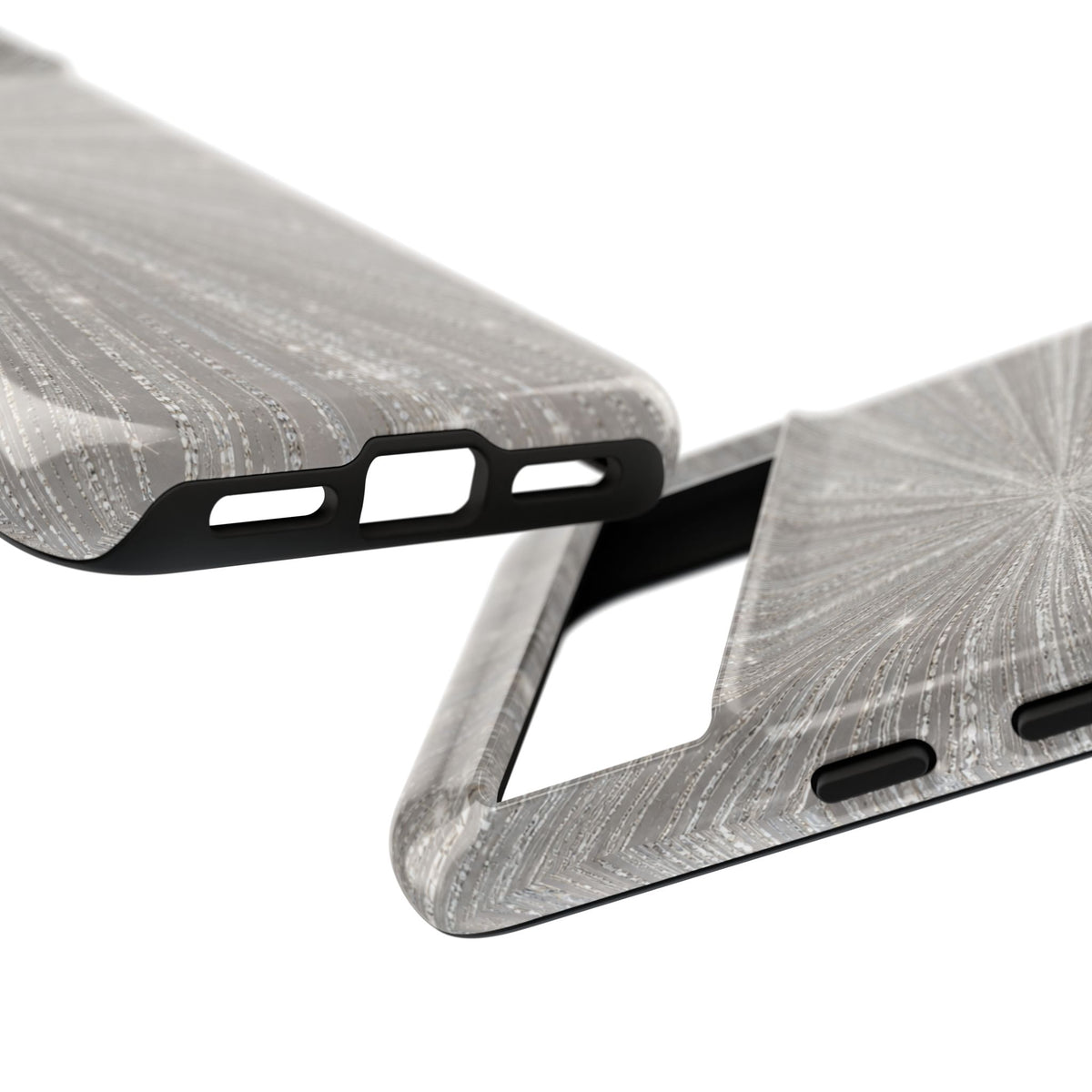 Sparkling Silver Burst Tough Case
