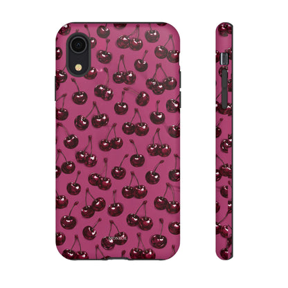Burgundy Cherries Tough Case