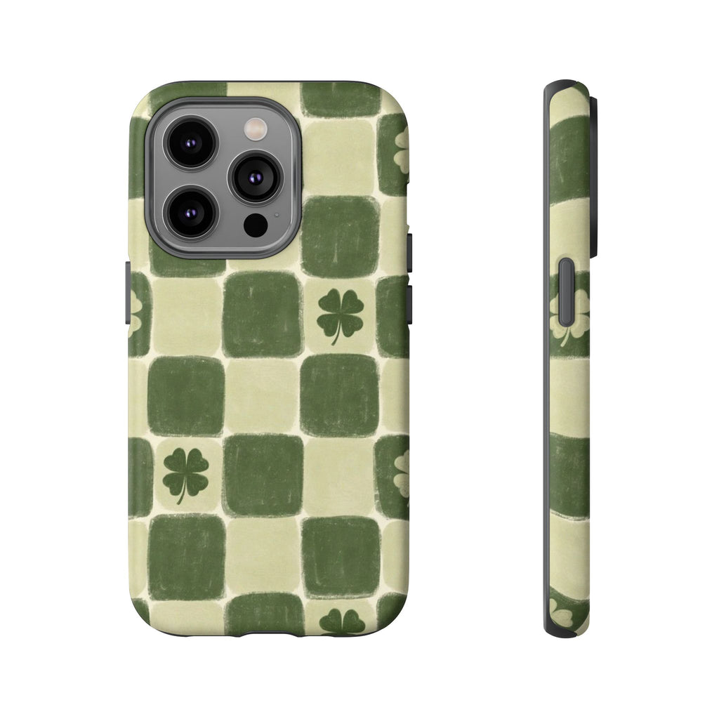 Clover Checker Tough Phone Case