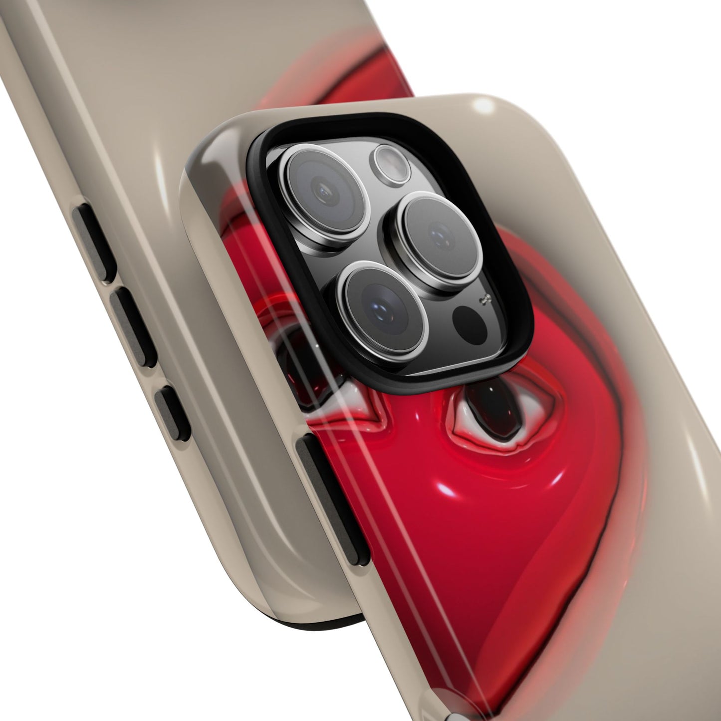 Red Heart Eyes Tough Case