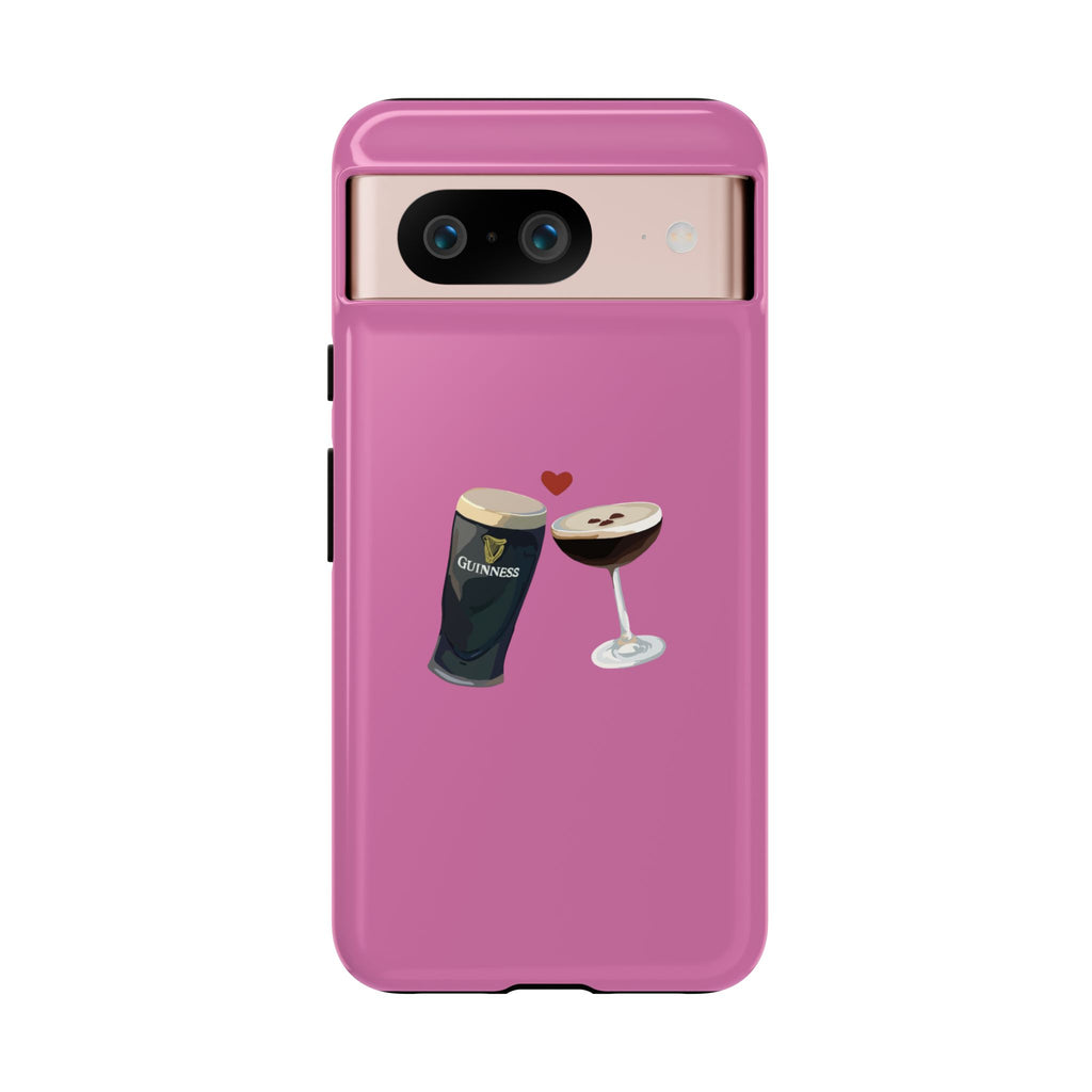 Pint & Wine Glass (Pink) Tough Case