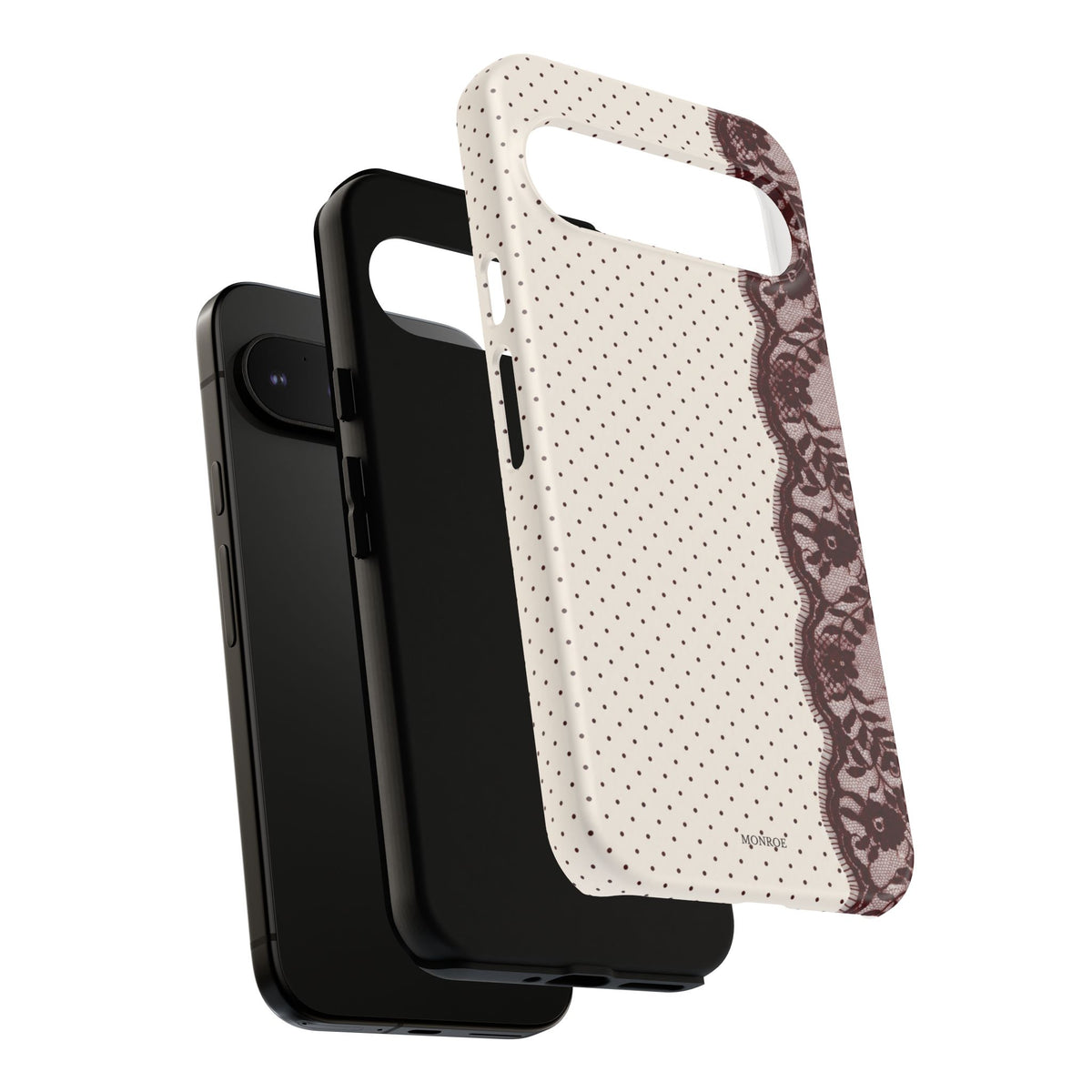 Burgundy Lace Edge Tough Case