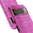 Purple Croc Phone Case