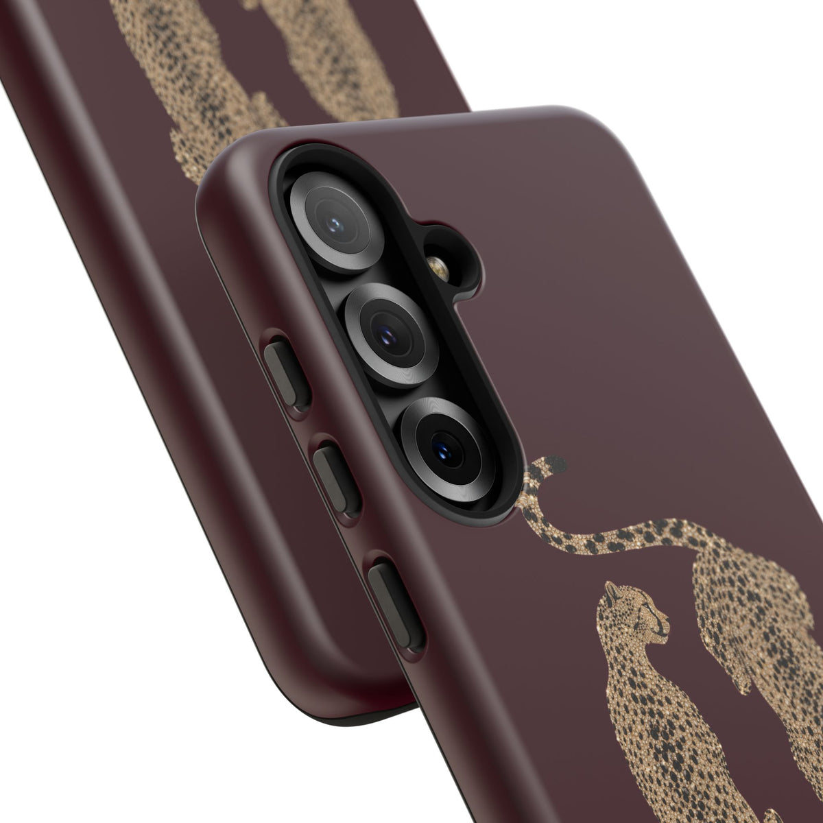 Burgundy Cheetah Tough Case