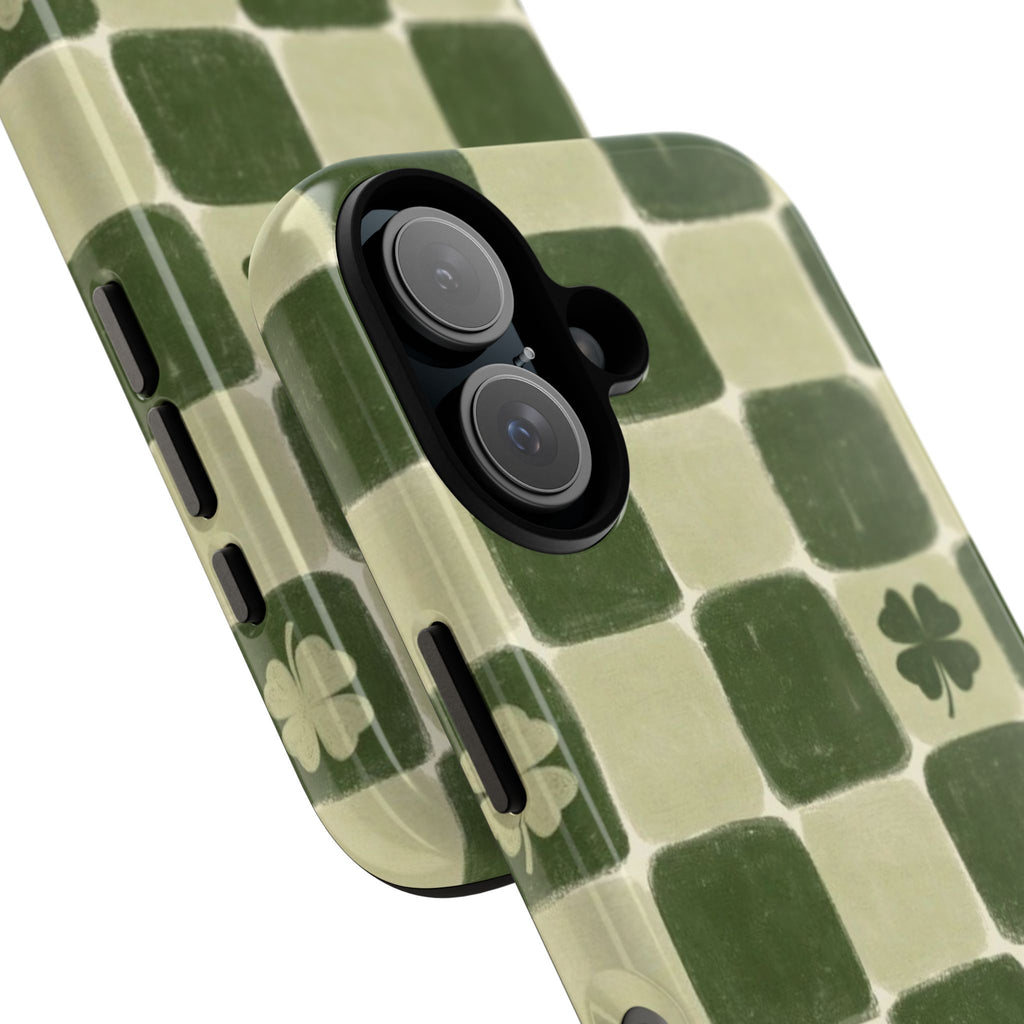 Clover Checker Tough Phone Case