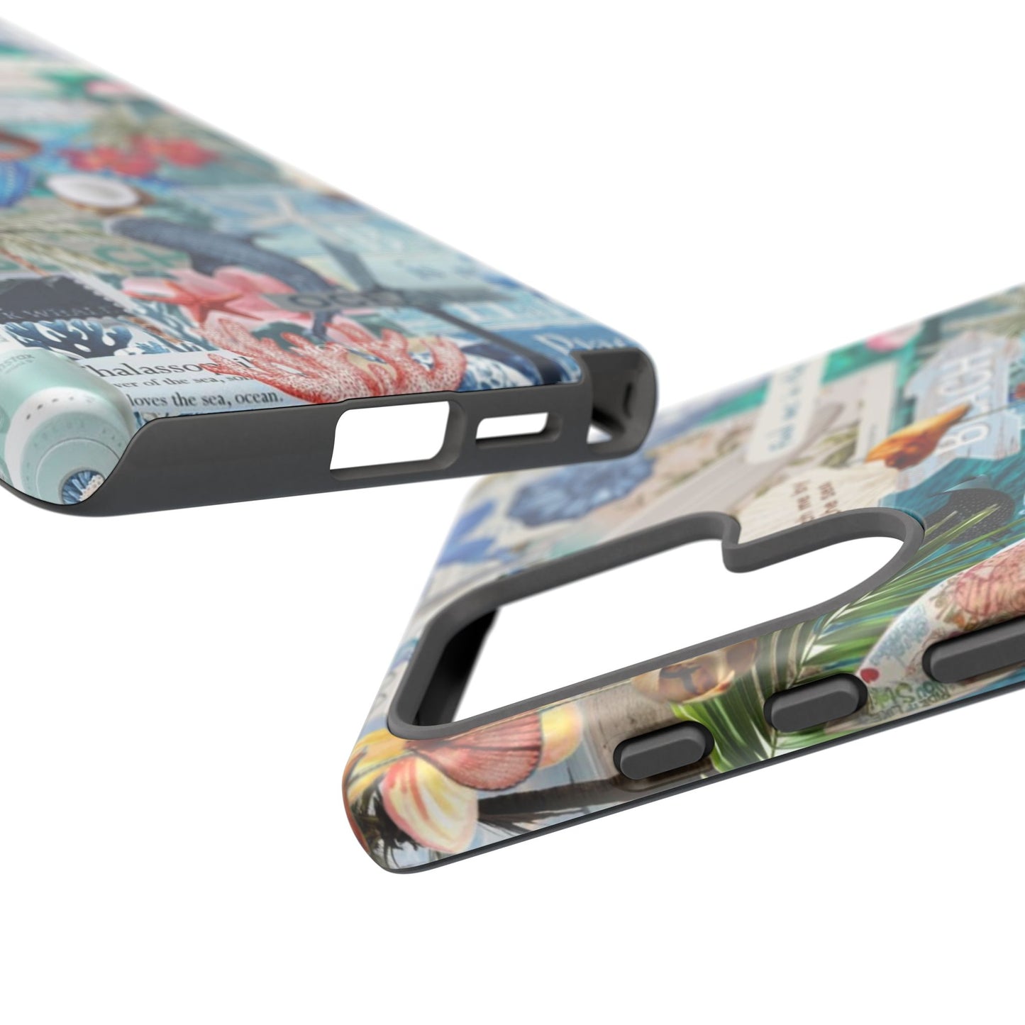 Tropical Beach Collage Tough Case
