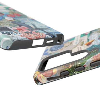 Tropical Beach Collage Tough Case