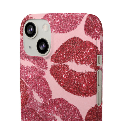 Pink Glitter Kiss Case