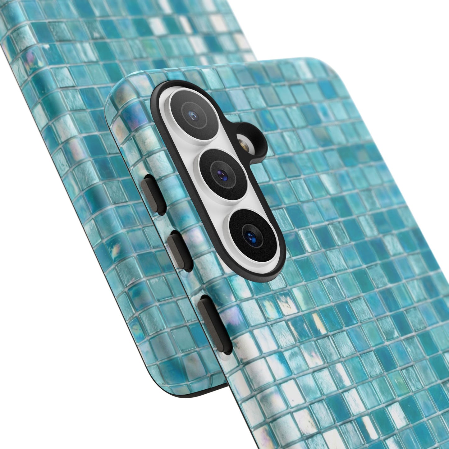 Hot Blue Mosaic Tile Tough Case