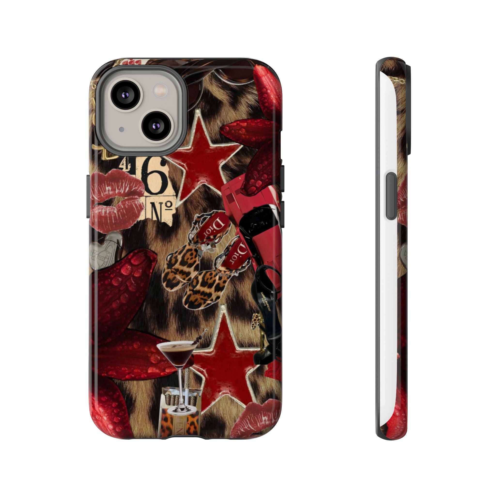 Cheetah Red Phone Case