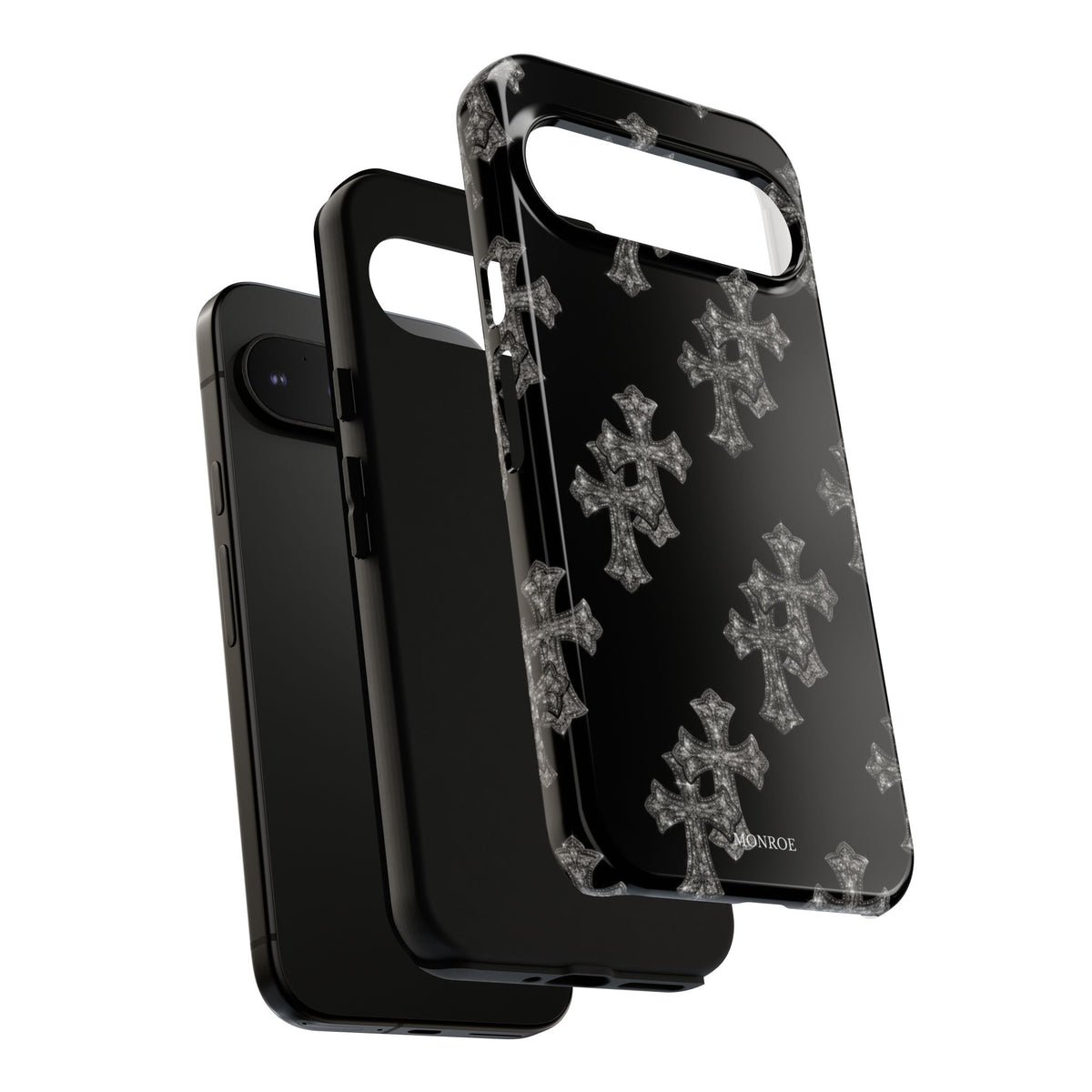 Black Crystal Cross Tough Case