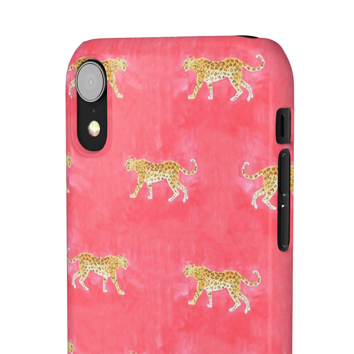 Pink Watercolor Leopard Case
