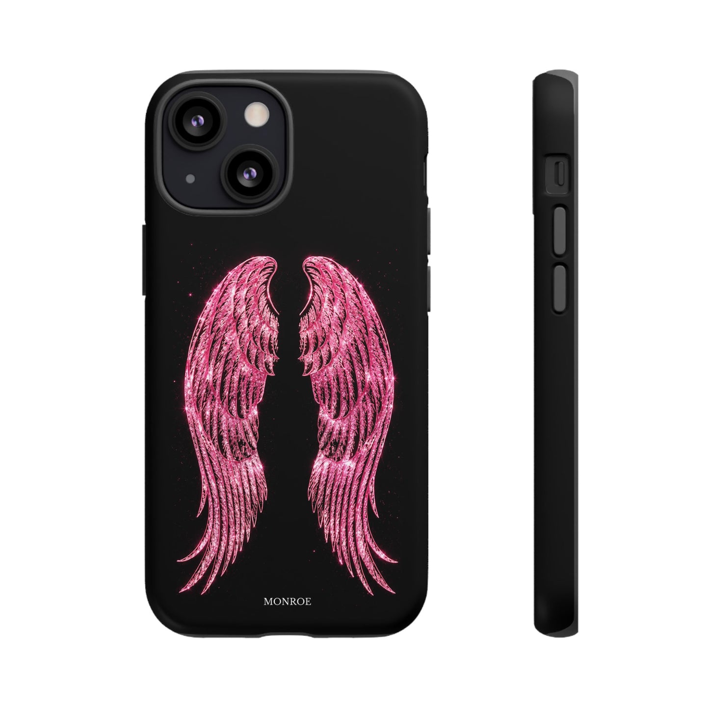 Pink Glitter Angel Tough Case