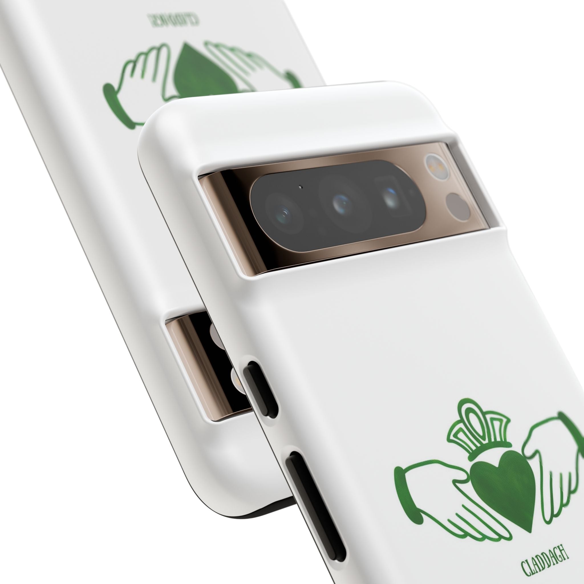 Irish Claddagh Symbol Green Tough Case