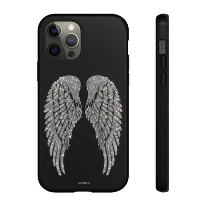 Silver Angel Wings Tough Case