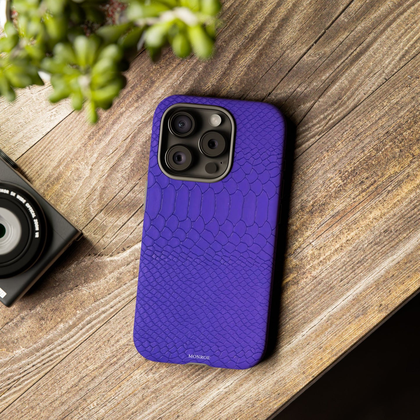 Dark Purple Snake Tough Case
