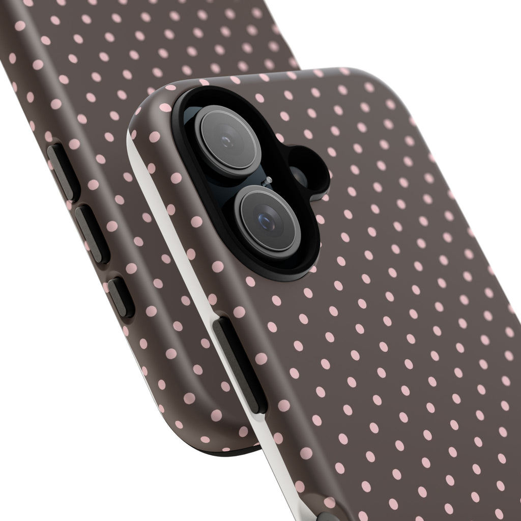Brown Polka Phone Case