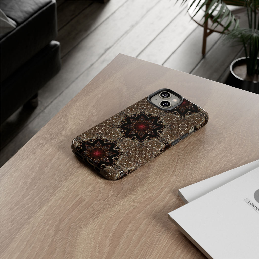 Brown Mandala Tough Protective Case