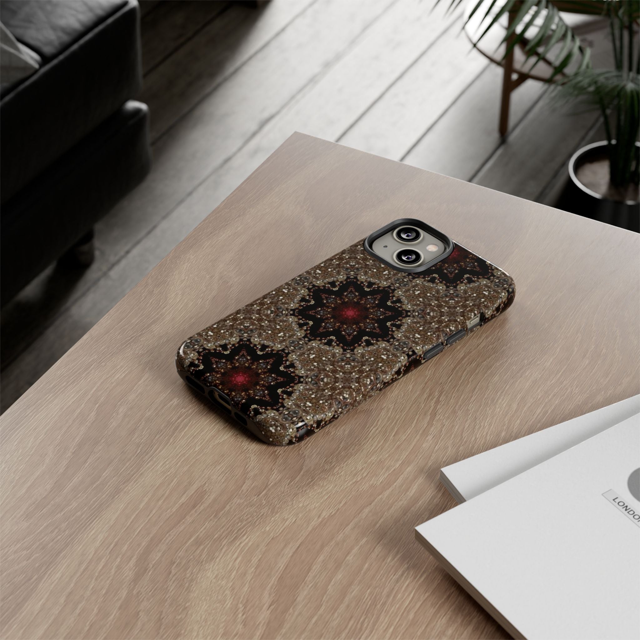 Brown Mandala Tough Protective Case