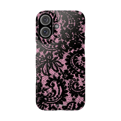 Pink Lace Pattern Case