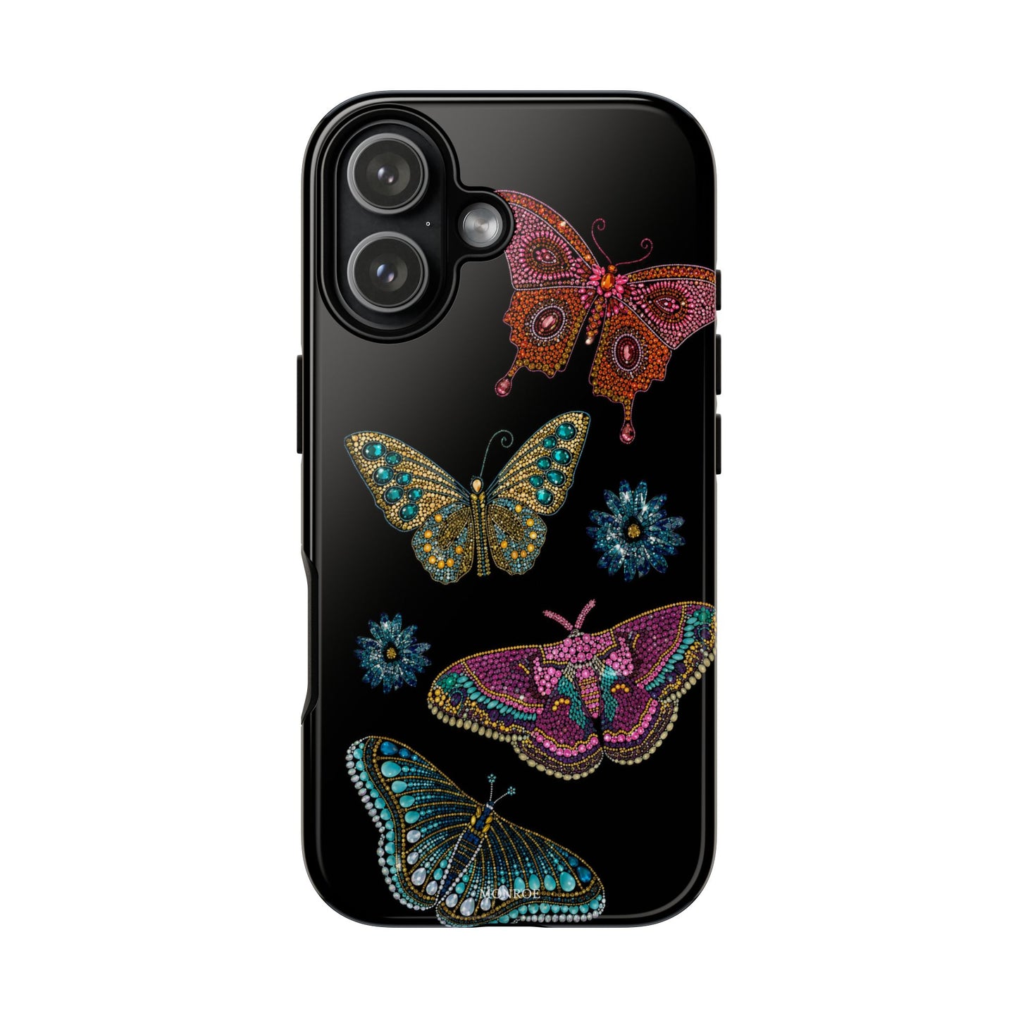 Butterfly Beaded Tough Case