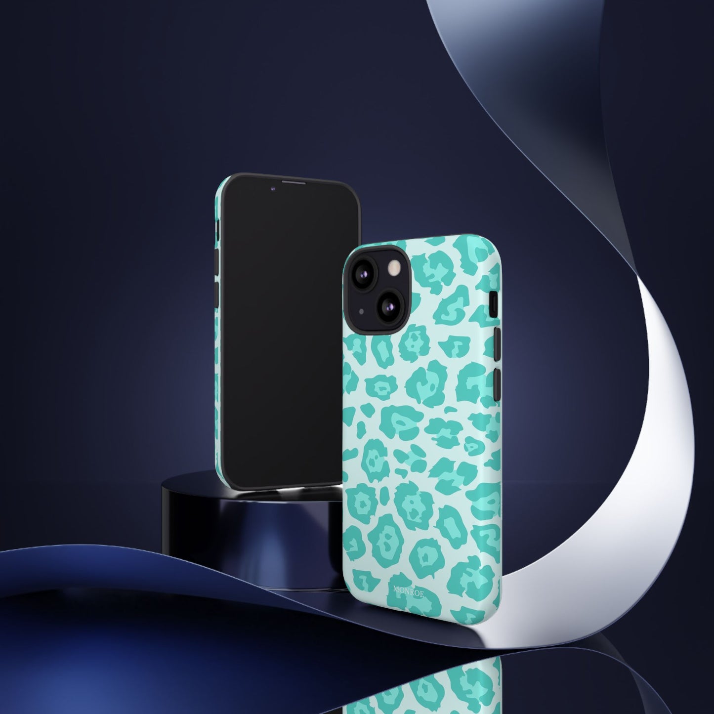 Teal Leopard Tough Case