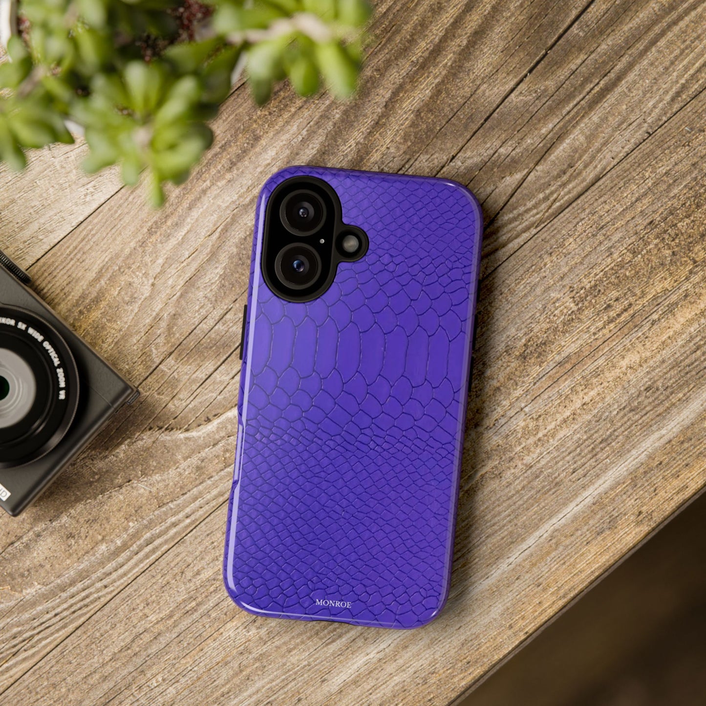 Dark Purple Snake Tough Case