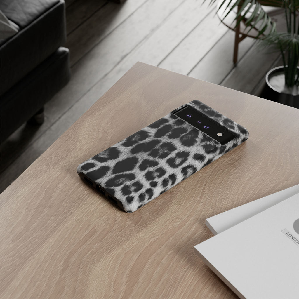 B&W Leopard Phone Case