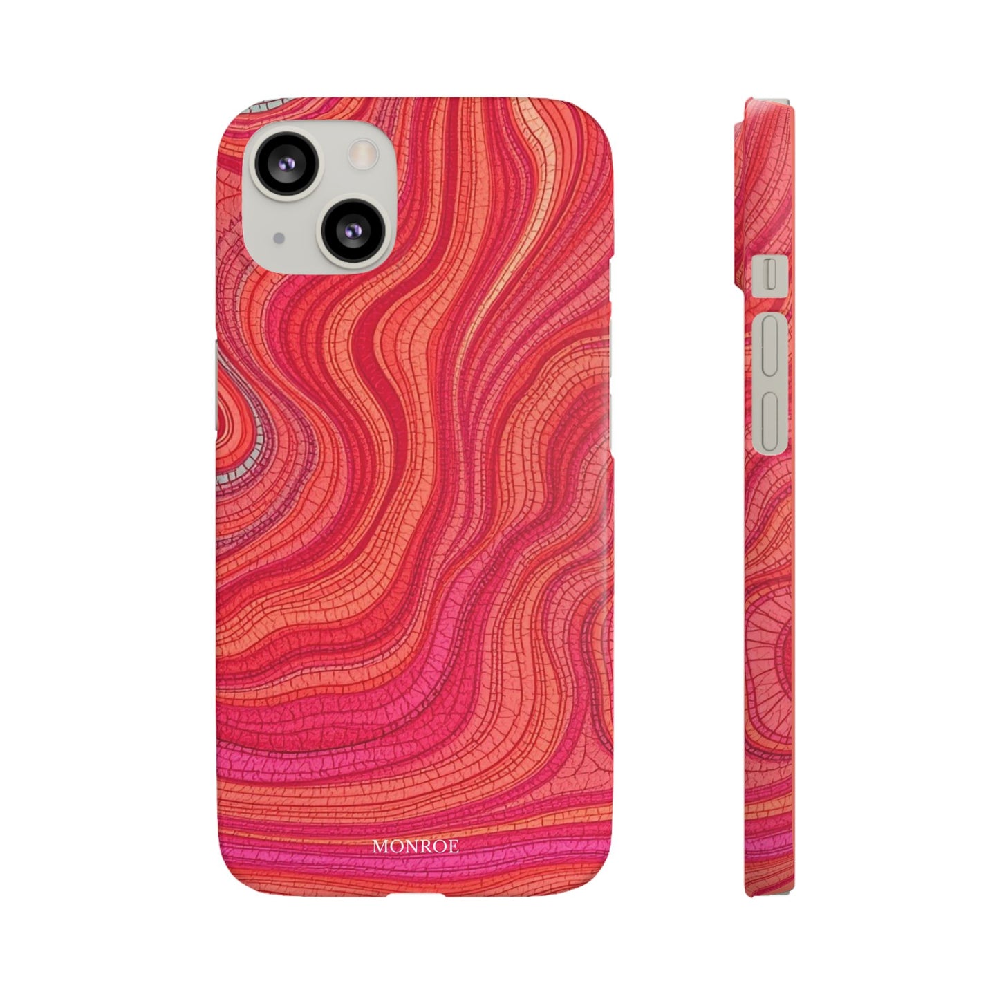 Retro Wavy Red Case