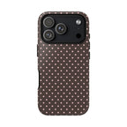 Brown Polka Phone Case