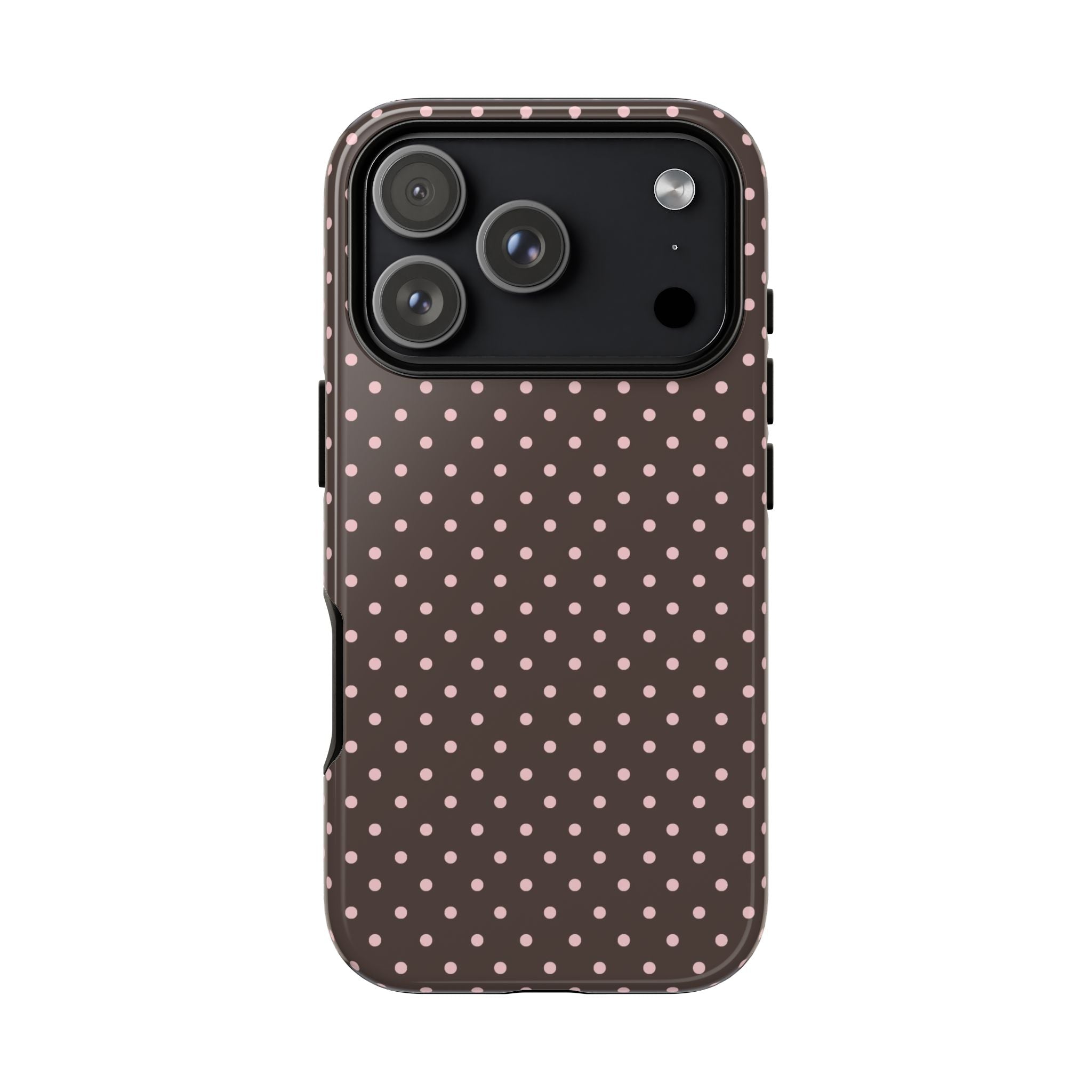 Brown Polka Phone Case