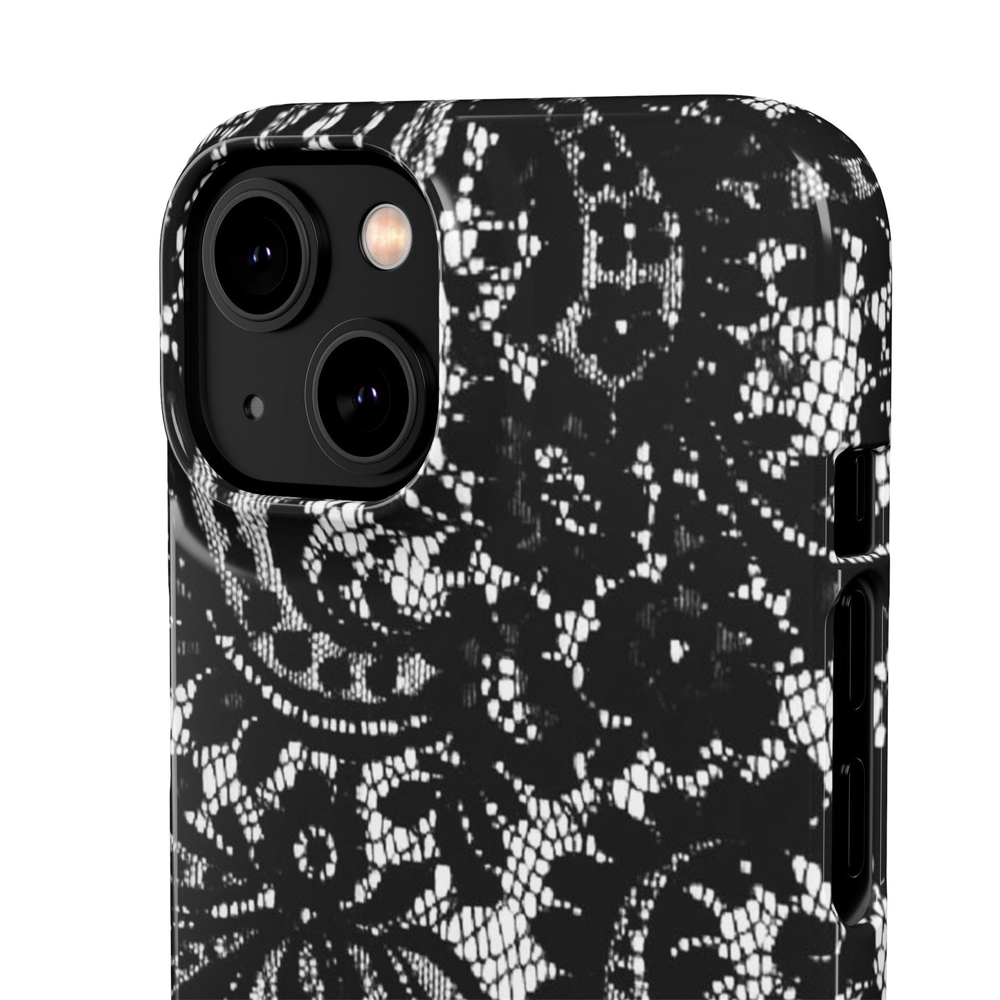Black Lace Elegant Pattern Case