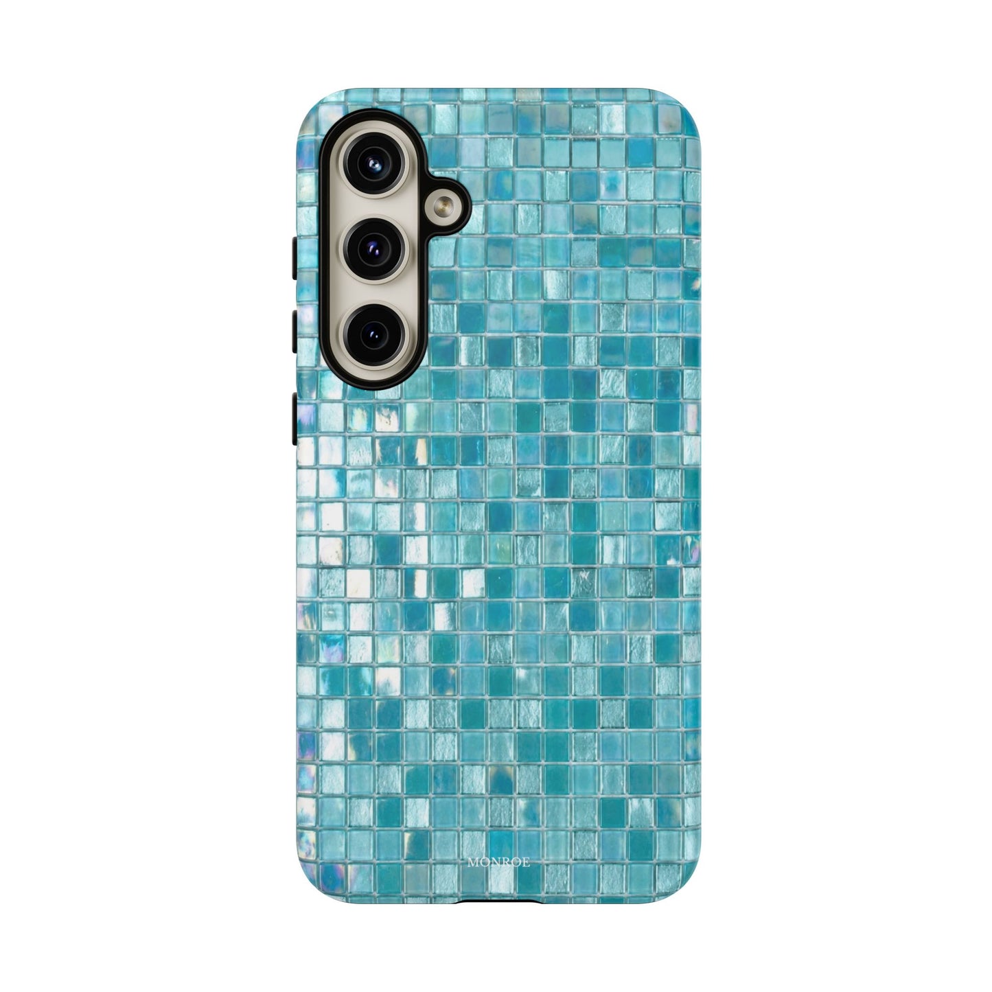 Hot Blue Mosaic Tile Tough Case