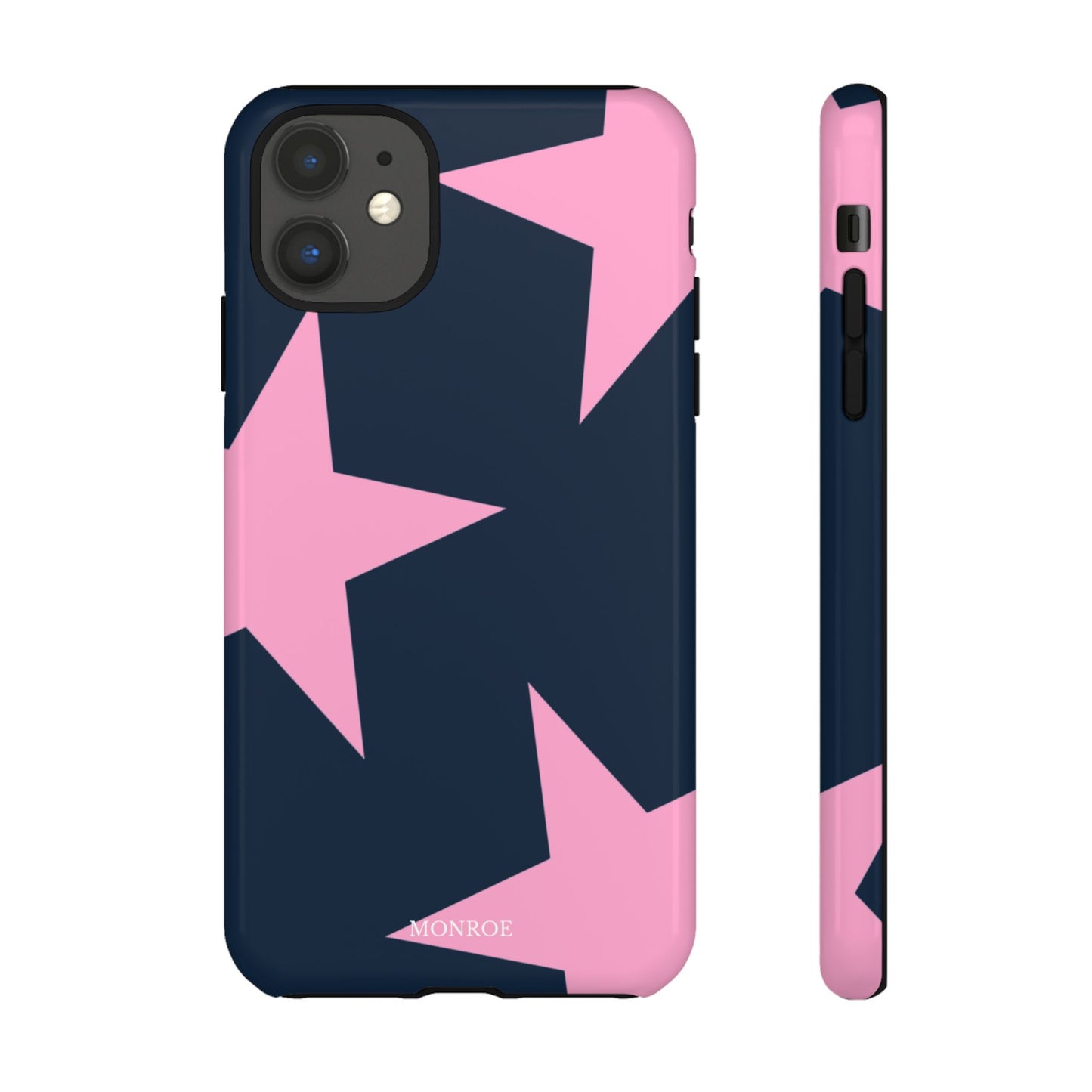 Navy & Pink Star Tough Cover