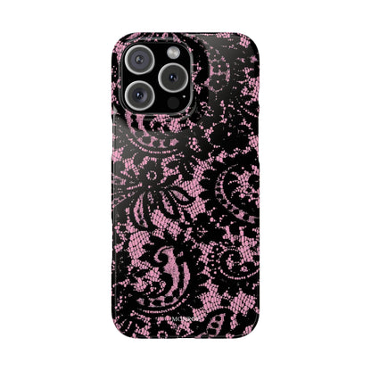 Pink Lace Pattern Case