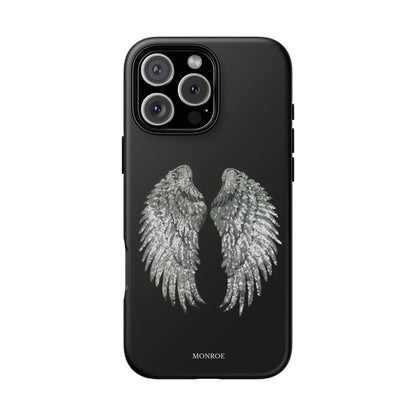 Silver Wings Black Tough Case