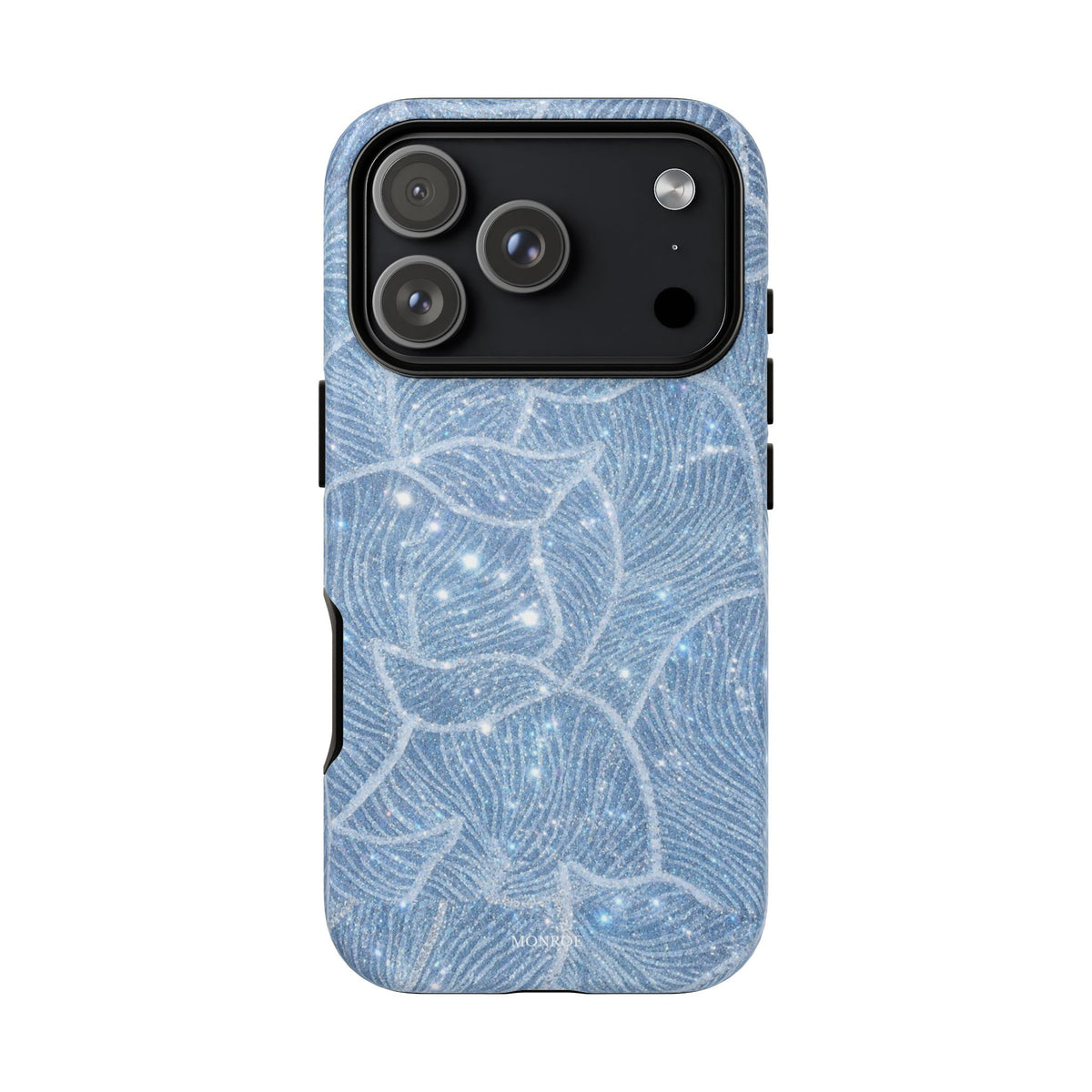 Glacier Blue Floral Tough Case