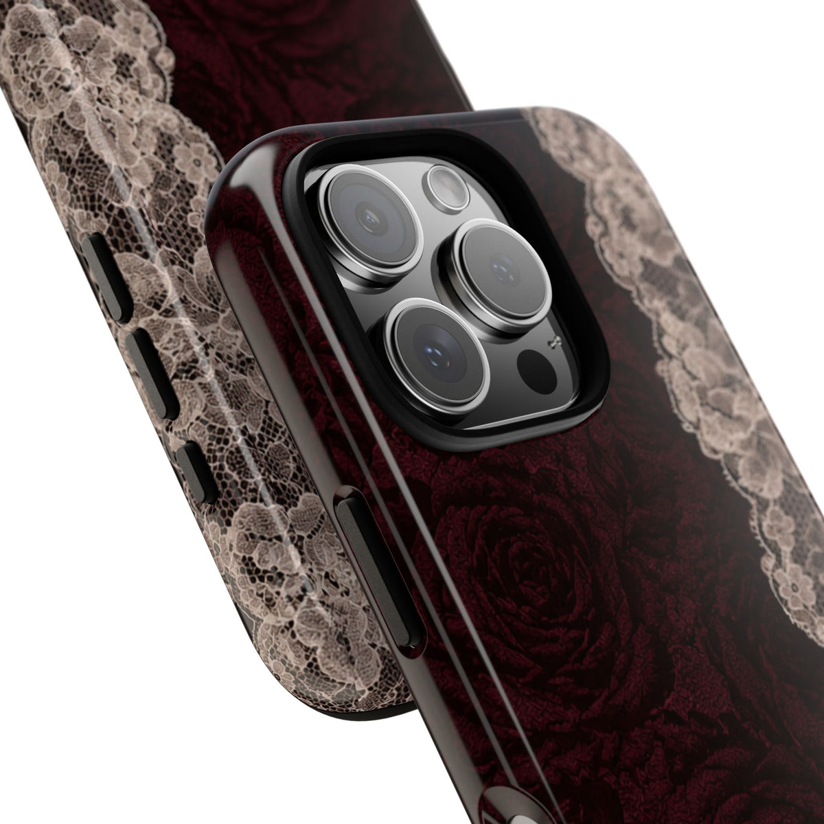 Burgundy Rose Tough Case