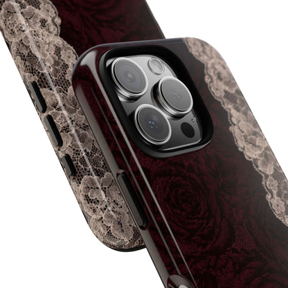 Burgundy Rose Tough Case