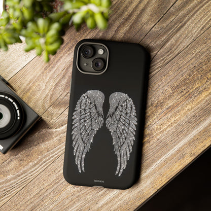 Silver Angel Wings Tough Case