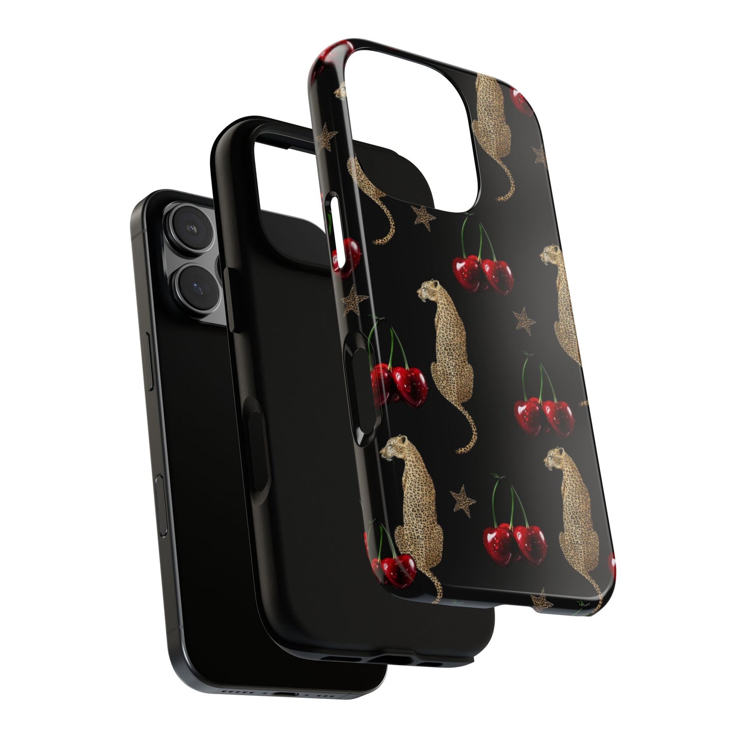 Leopard & Cherry Tough Case