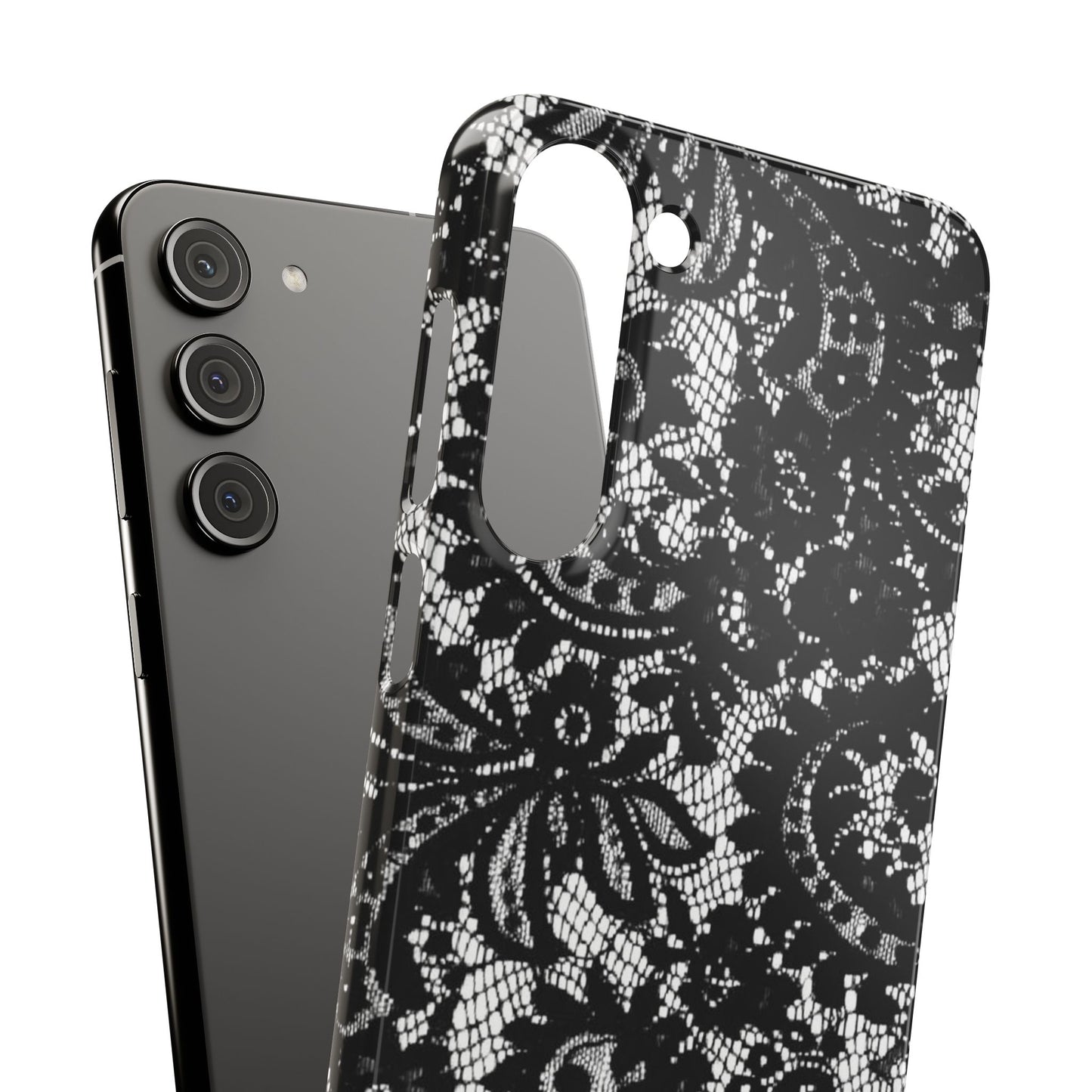 Black Lace Elegant Pattern Case