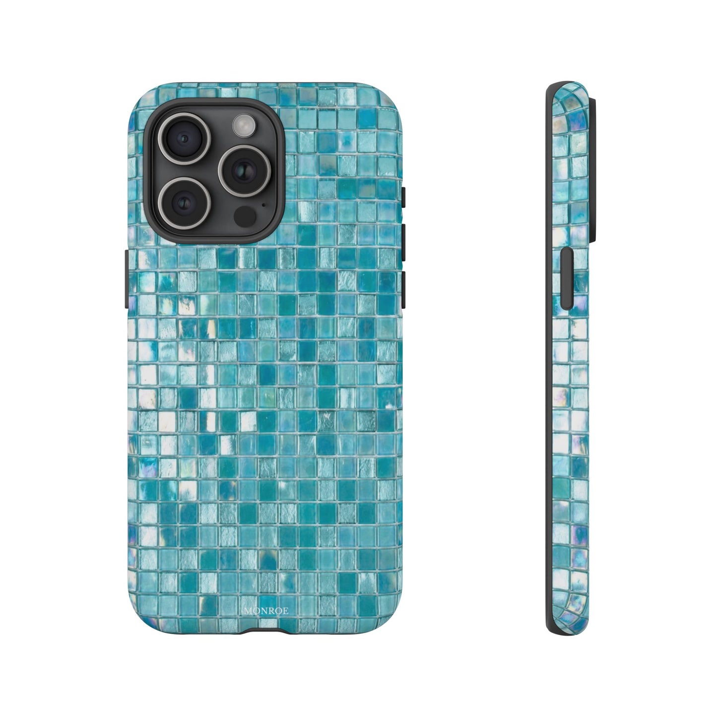 Hot Blue Mosaic Tile Tough Case