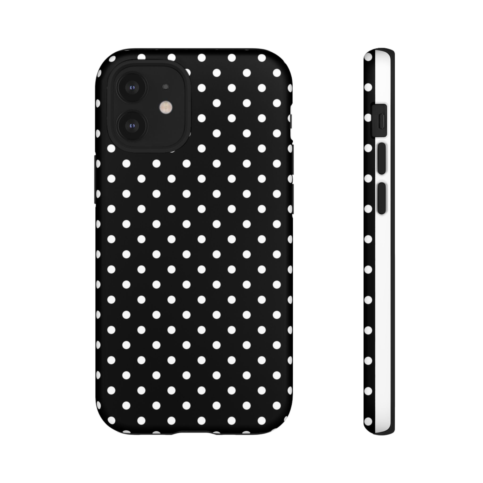 Black Polka Dot Phone Case