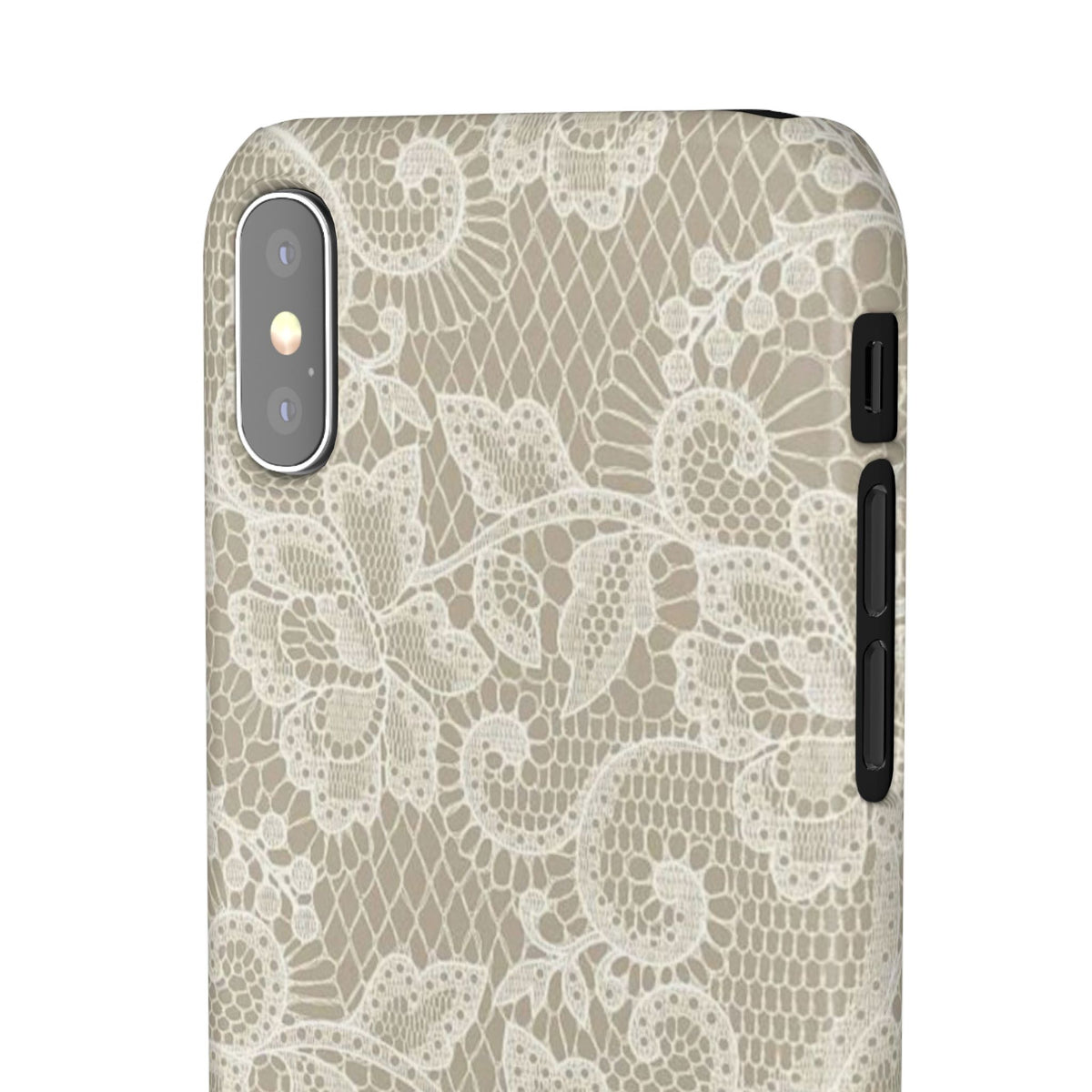 Vintage Beige Lace Case